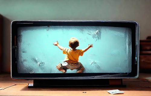 电视机被小孩砸花屏了（电视机被小孩砸花屏了能修吗）