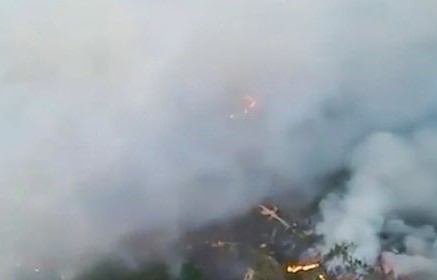 广东肇庆山火，600人全力扑救，守护绿色家园