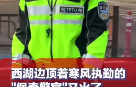 杭州一执勤女骑警神似贾静雯，美丽与责任的完美结合