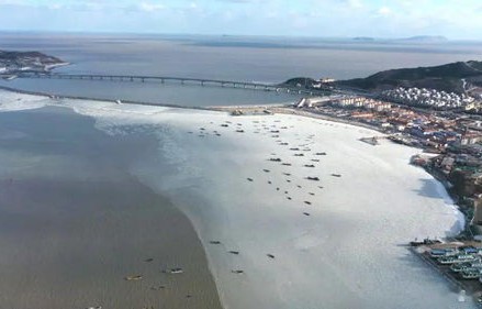 烟台蓬莱海面奇观，壮丽无比的海滋现象