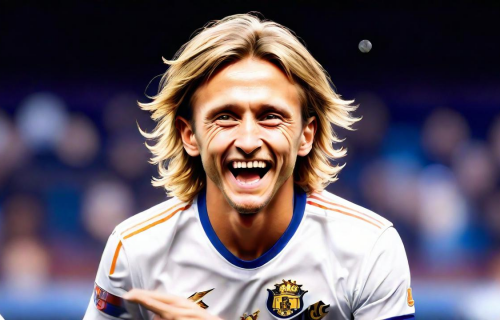 model（莫德里奇吹魔笛自己笑了）