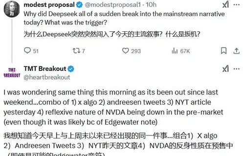 DeepSeek会做空英伟达吗？