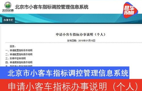 小客车指标申请官网(小客车指标申请官网 北京市)