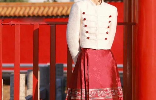 礼仪小姐的马面裙风采，冰场上的中国风潮流