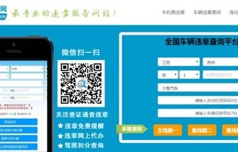 全国违章查询(全国违章查询只输入车牌号)