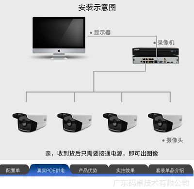 网络监控摄像头安装流程(网络监控摄像头安装流程图解)