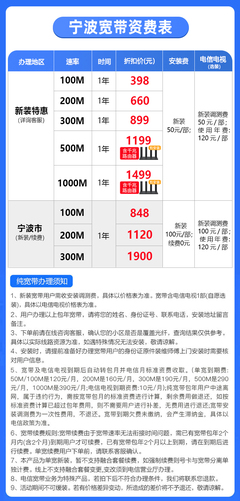 中国电信宽带套餐价格表2022(中国电信宽带套餐价格表2022上海)