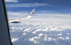 爸爸的智慧之举，一纸豆子带来的飞机之旅安宁