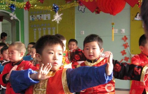 小孩姐的武术表演