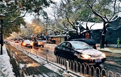 北京的冬日之约——真的下雪了