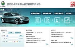 北京小客车指标管理系统入口(北京小客车指标系统官网)