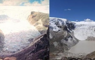 冰川融化对意大利瑞士边界的影响