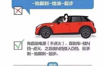 新手自动挡起步7个步骤(新手自动挡汽车起步口诀)
