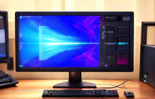 台式电脑开机显示器没反应（台式电脑开机显示器没反应主机也关不了机）